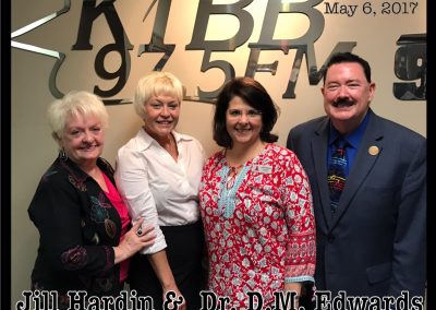 Jill Hardin and Dr. DM Edwards