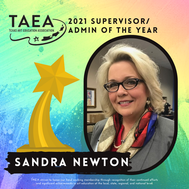 Co-Host Sandy Newton Awarded Texas Administrator of the Year