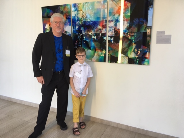 Don Bristow with Alexander Newton