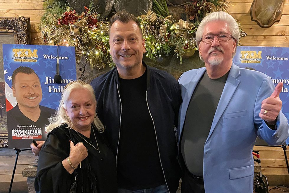 Jimmy Failla visited Tyler and was a callin guest on Art Connection